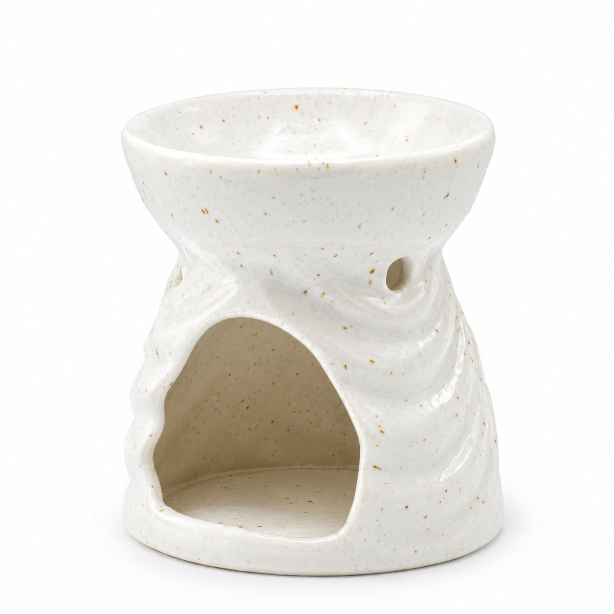 Oil Burner Geometric - Ivory