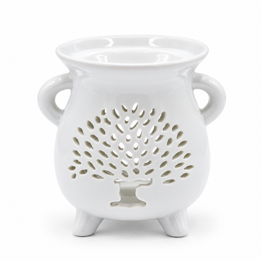 Caildren Oil Burner - Tree of Life - White