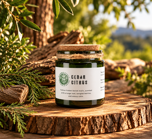 Cedar Citrus Soy Candle