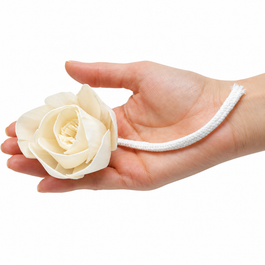 Rose Diffuser Flowers on Strings (Large) - Set of 4