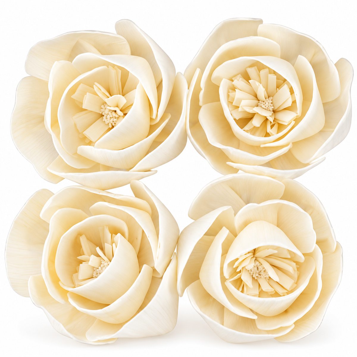 Rose Diffuser Flowers on Strings (Large) - Set of 4