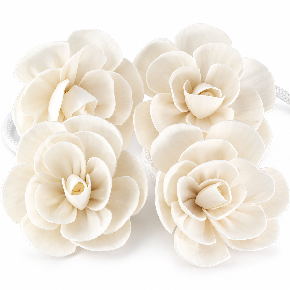 Lotus Diffuser Flowers on Strings - Set of 4