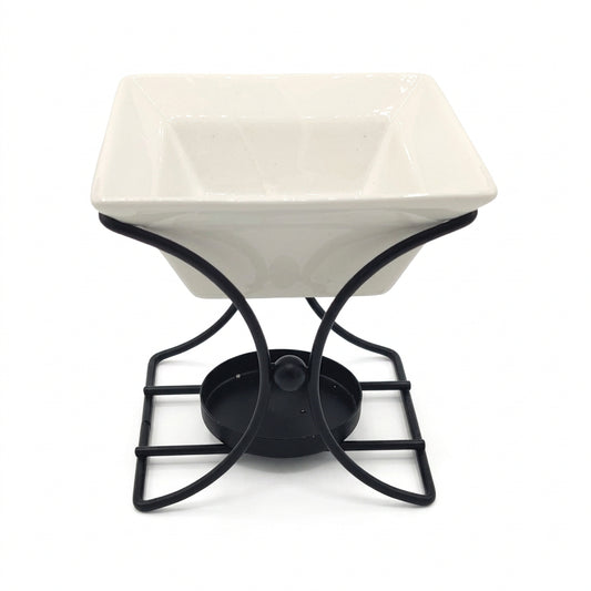 Ceramic & Metal Square Stand
