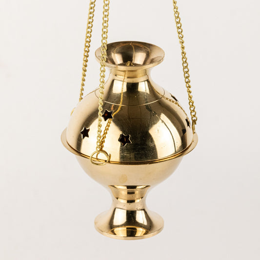 Hanging Brass Incense Burner