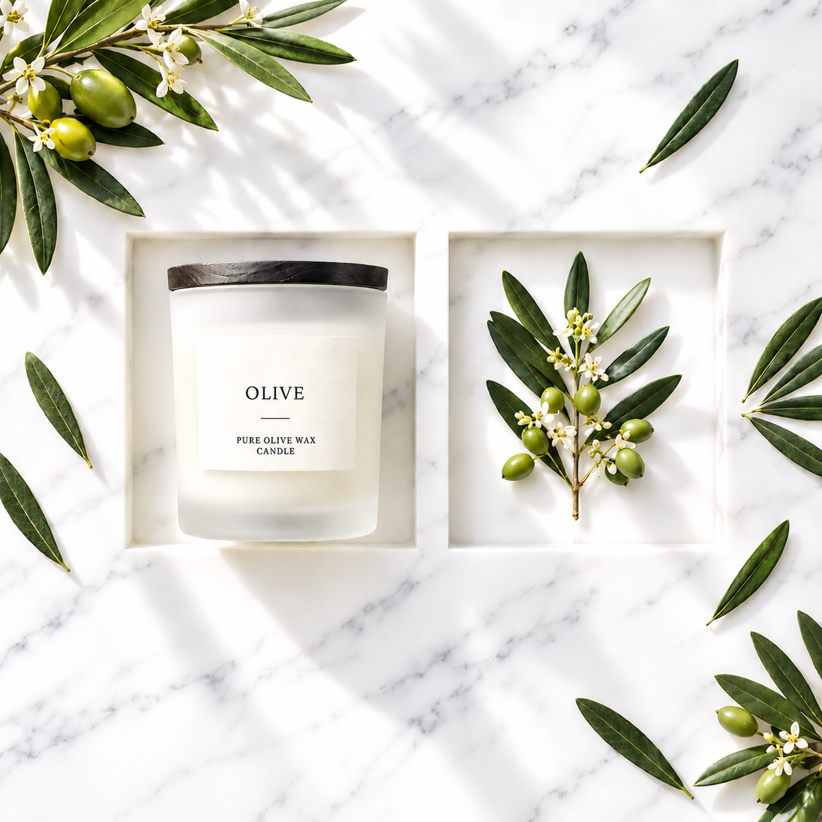 Olive Wax Candles