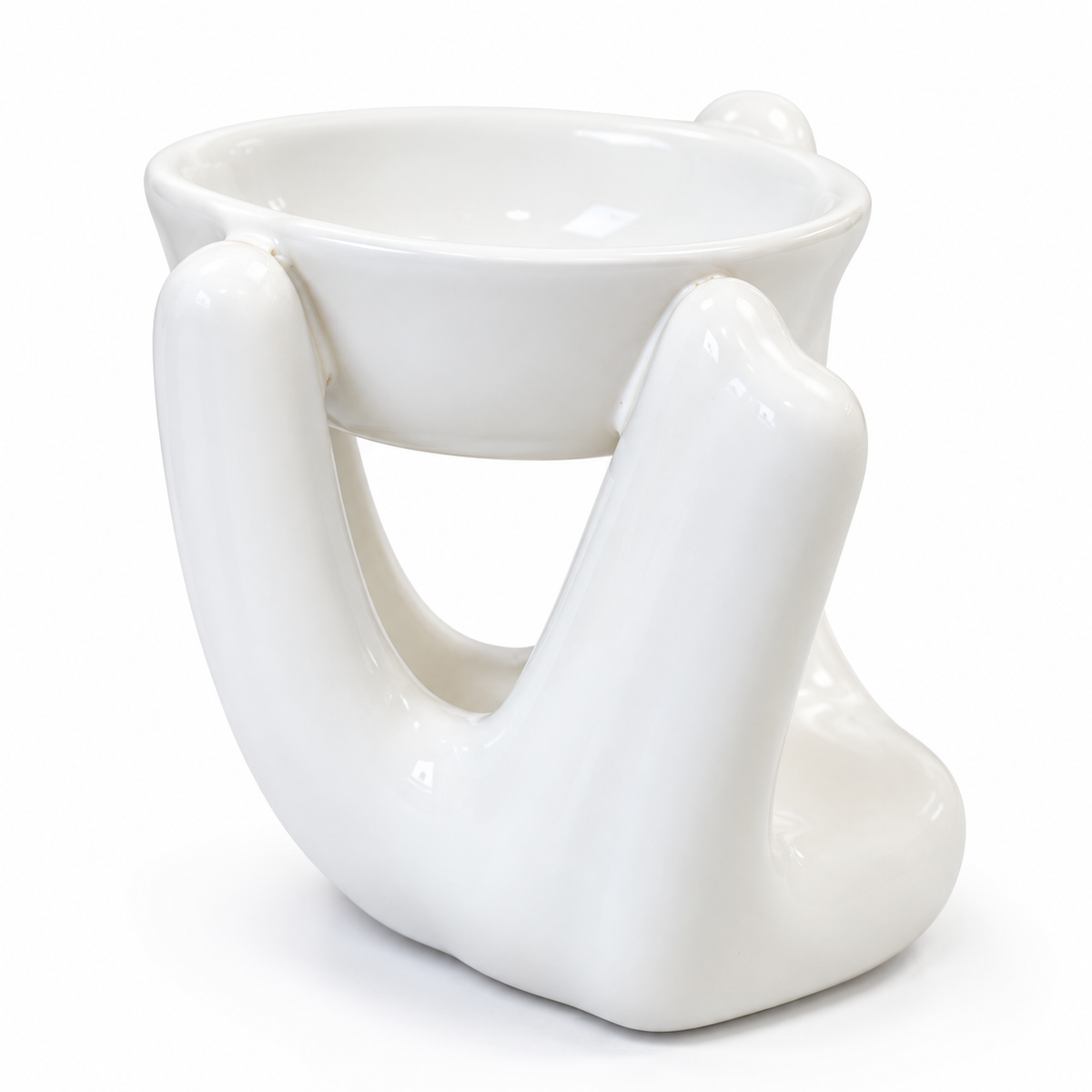 Helping Hand Oil Burner  - White