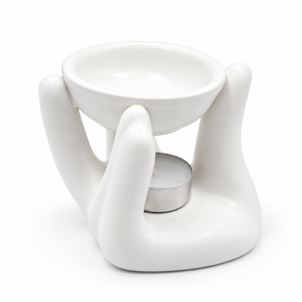 Helping Hand Oil Burner  - White