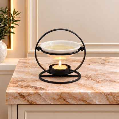 Ceramic & Metal Round Stand