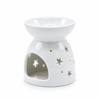 Oil Burner Angel Cut Out- White