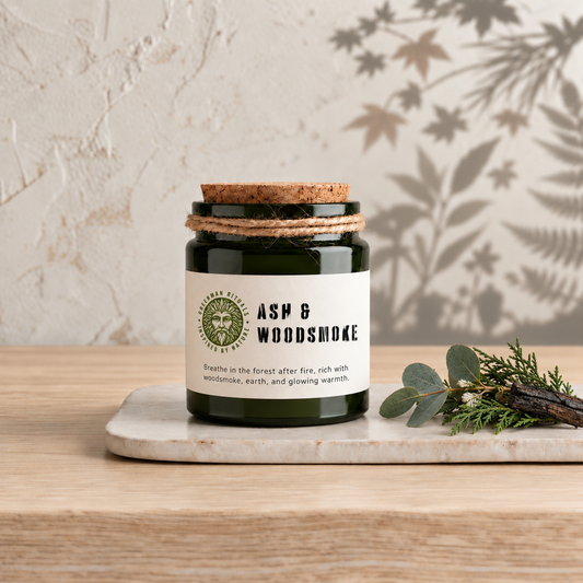 Ash & Woodsmoke Soy Candle