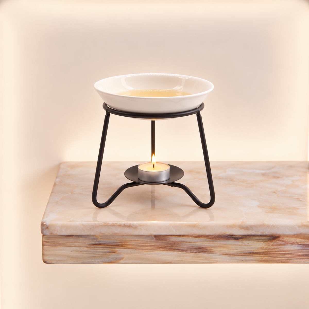 Ceramic & Metal Simple Stand