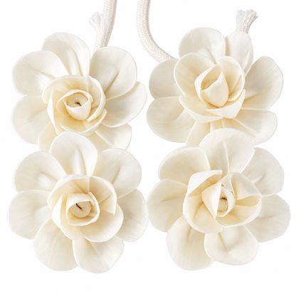 Lotus Diffuser Flowers on Strings (Large) - Set of 4