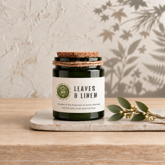 Leaves & Linen Soy Candle