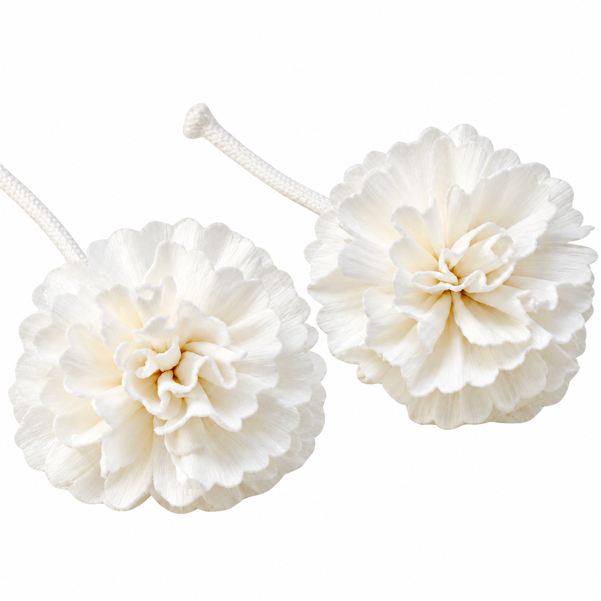 Carnation Diffuser Flowers on Strings (Medium) - Set of 4