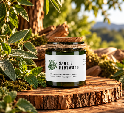 Sage & Mintwood Soy Candle
