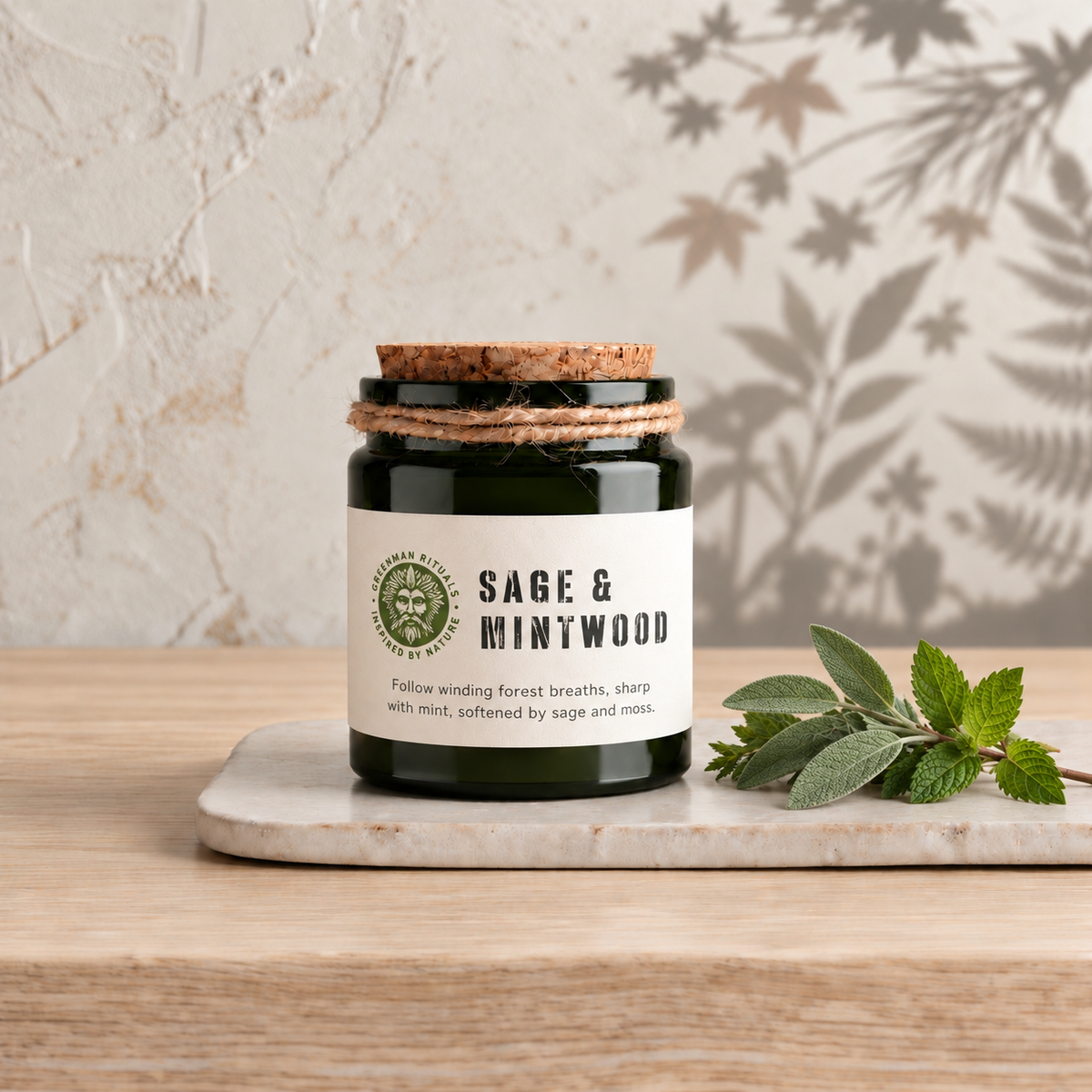Sage & Mintwood Soy Candle