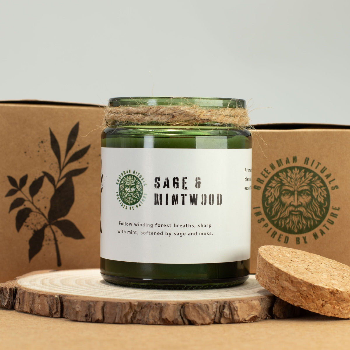 Sage & Mintwood Soy Candle