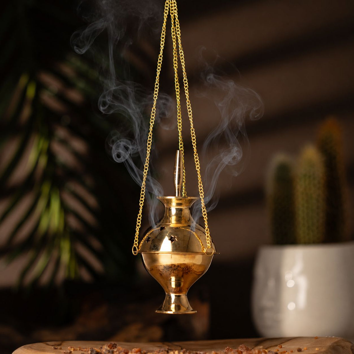 Hanging Brass Incense Burner