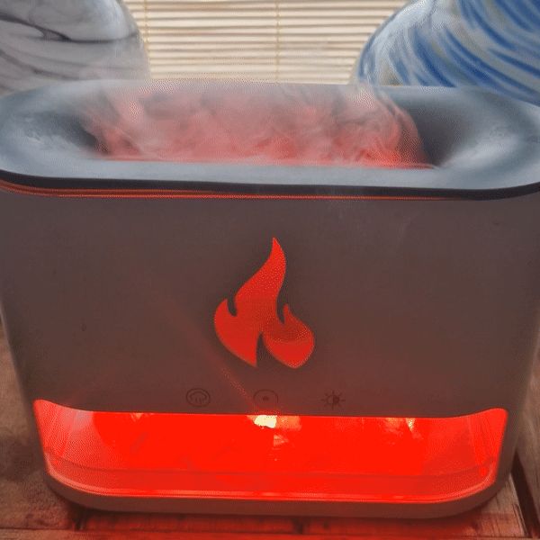 White Blaze Flame Effect Aroma Diffuser