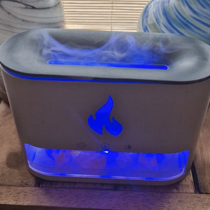 White Blaze Flame Effect Aroma Diffuser