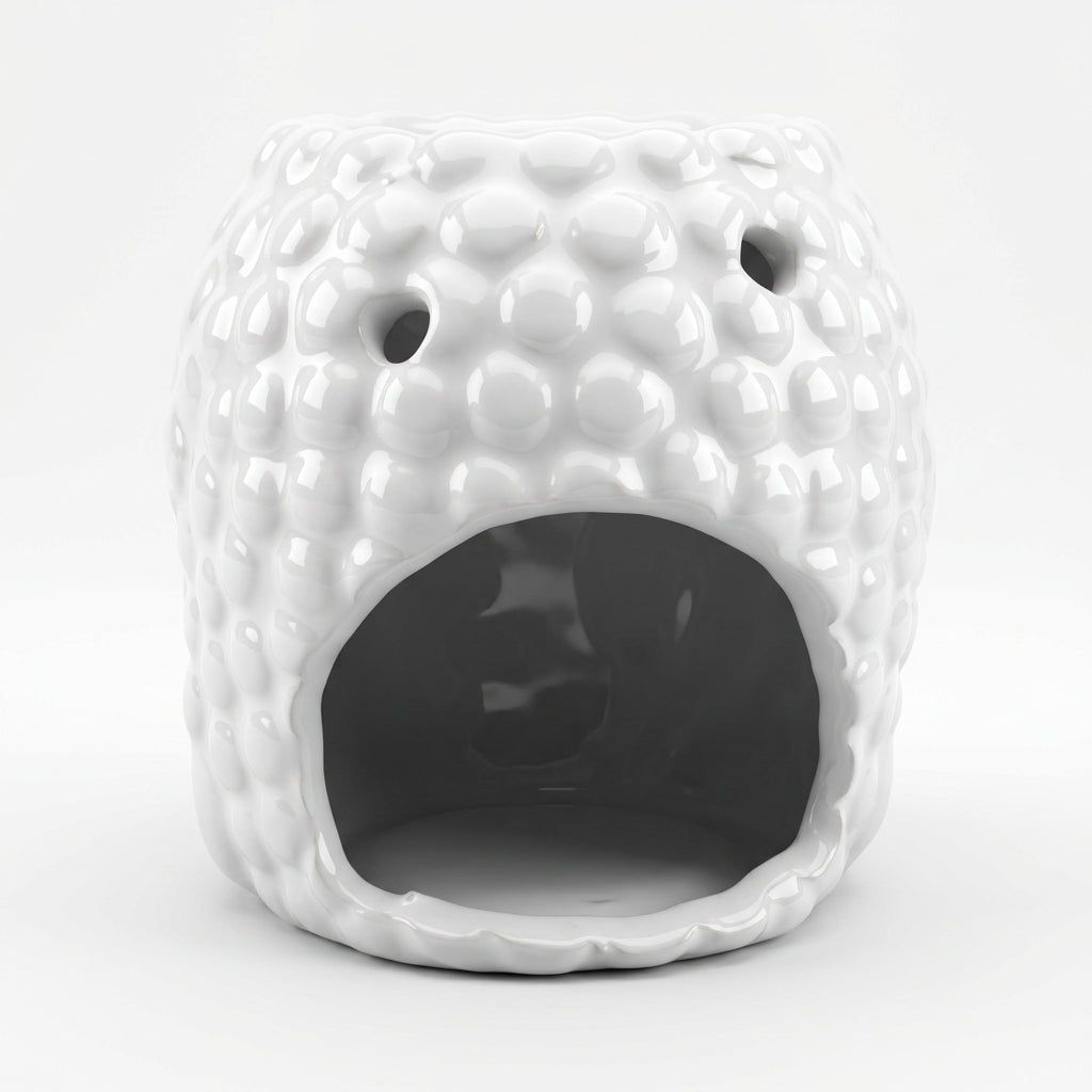 Buddha Oil Burner - White