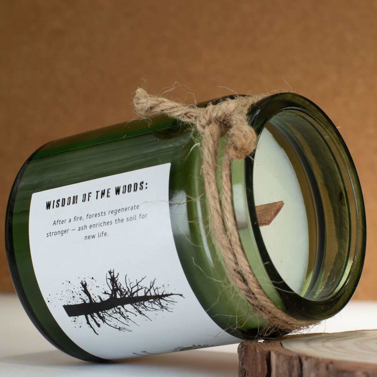 Ash & Woodsmoke Soy Candle
