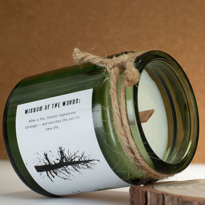 Ash & Woodsmoke Soy Candle