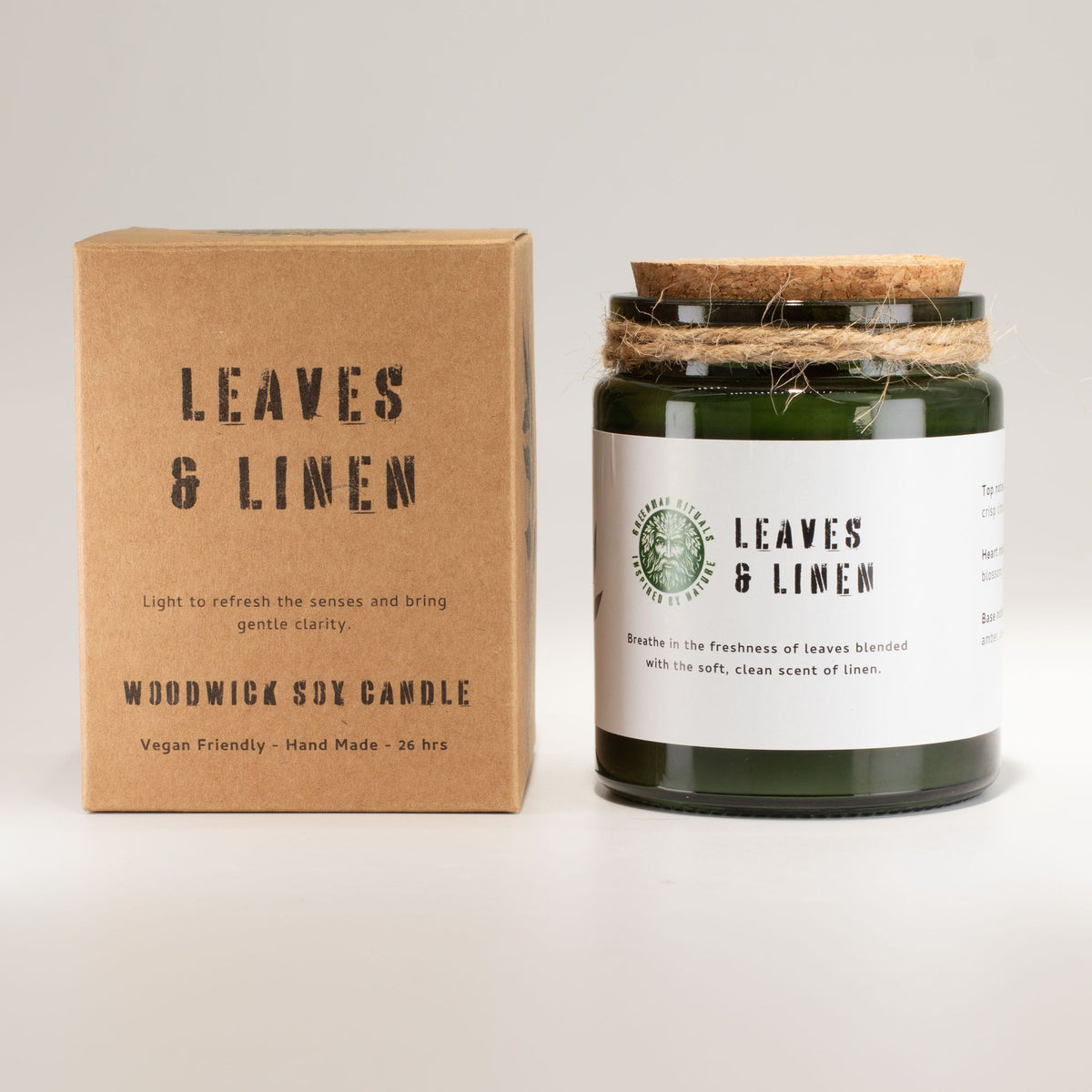 Leaves & Linen Soy Candle