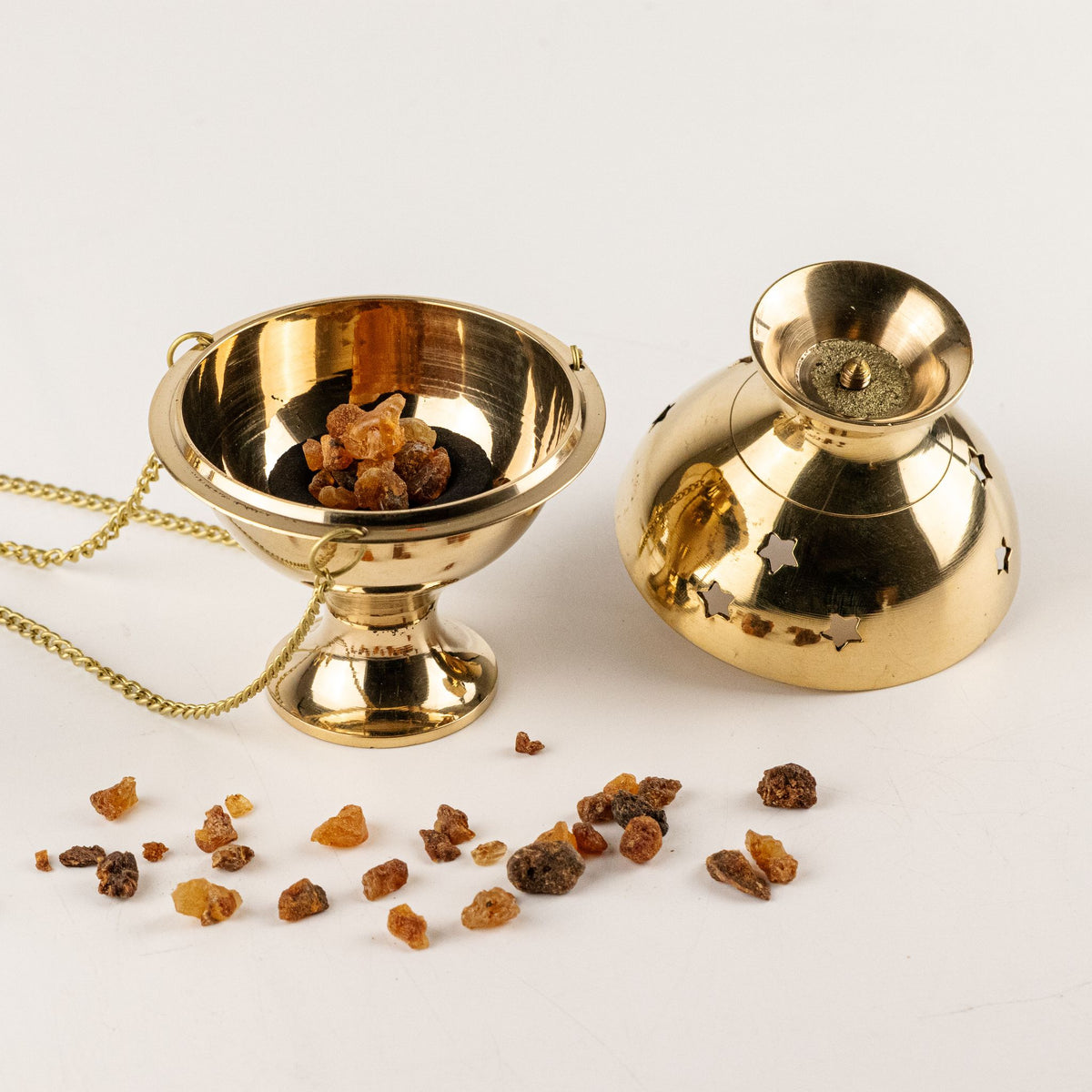Hanging Brass Incense Burner