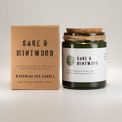 Sage & Mintwood Soy Candle