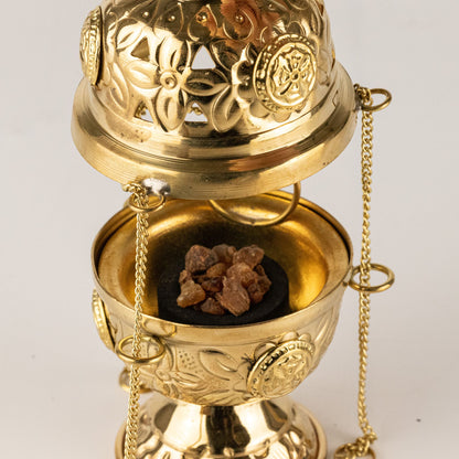 Hanging Brass Incense Burner