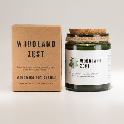 Woodland Zest Soy Candle