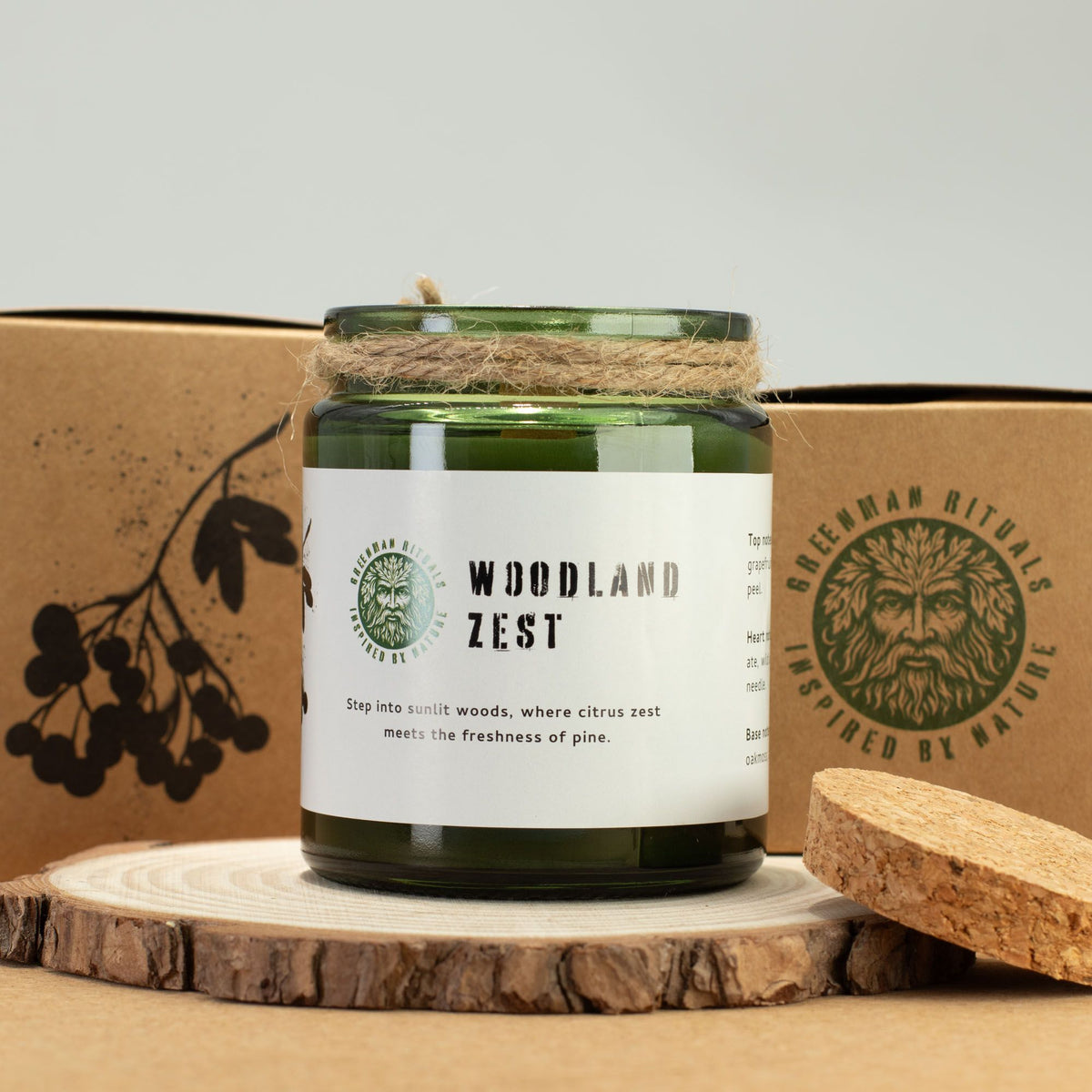 Woodland Zest Soy Candle