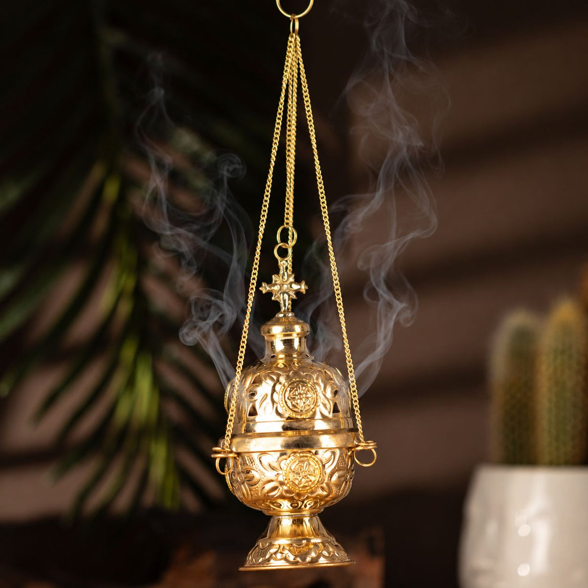 Hanging Brass Incense Burner