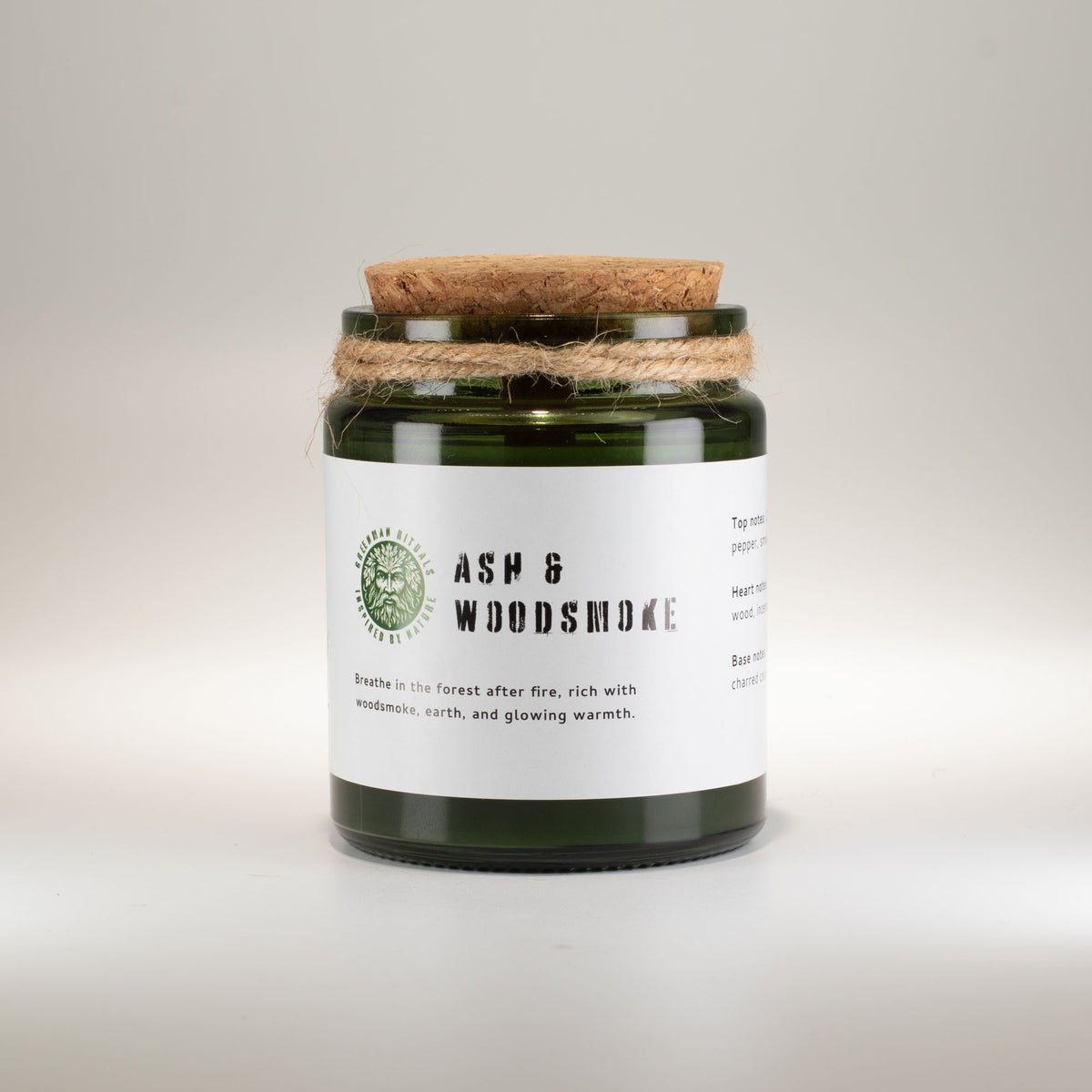 Ash & Woodsmoke Soy Candle