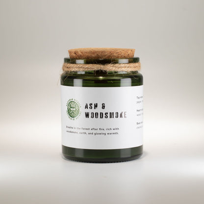 Ash & Woodsmoke Soy Candle